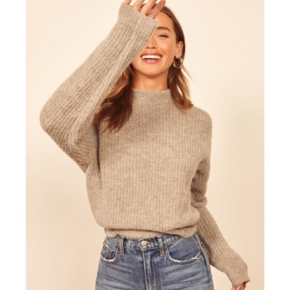 Reformation Finn Alpaca Wool Sweater